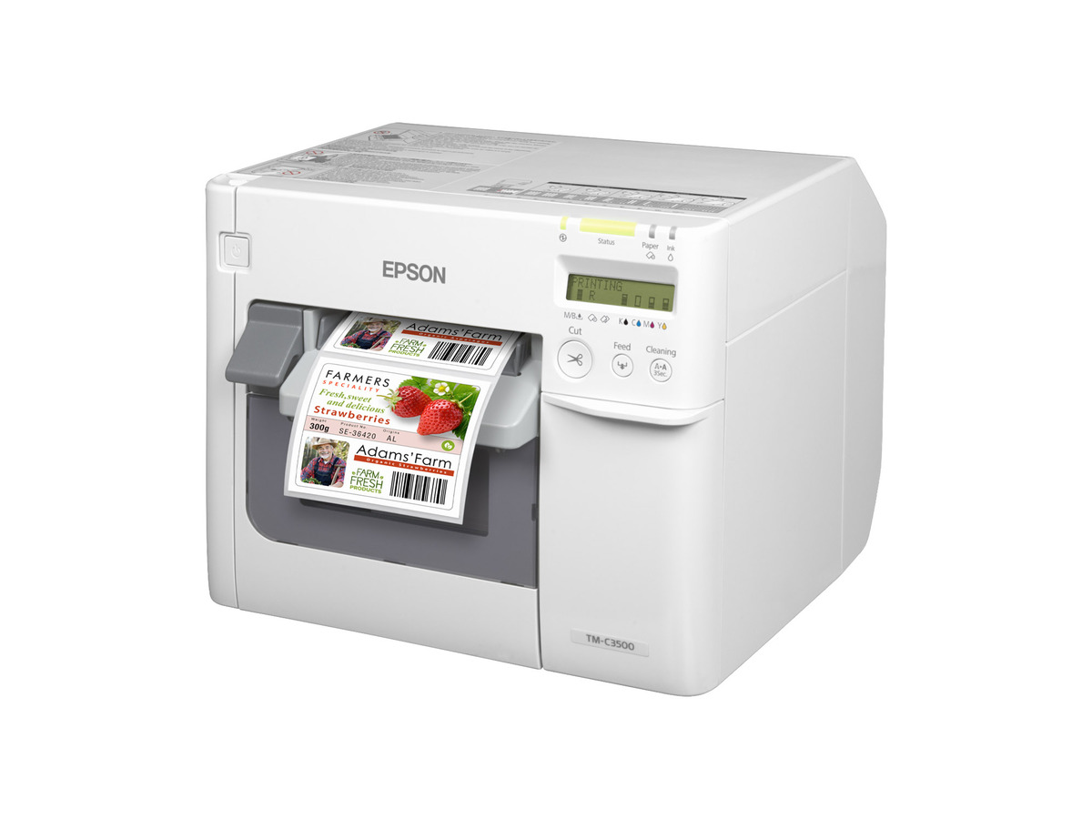 Epson ColorWorks C3500 (012 CD) (Incl. NiceLabel CD) Renkli Etiket Yazıcı