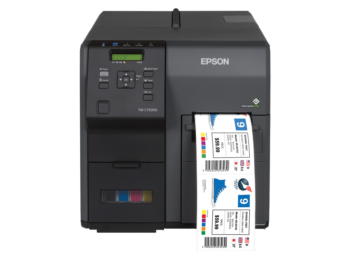 Epson ColorWorks C7500G Renkli Etiket Yazıcı