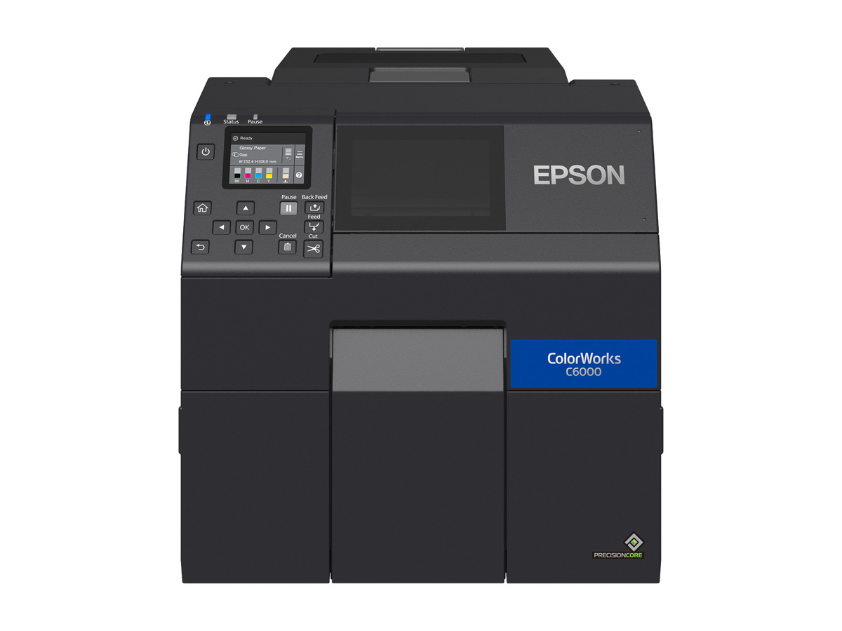 Epson ColorWorks CW-C6000Ae Renkli Etiket Yazıcı